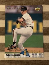 1993 Upper Deck Baseball Mike Mussina Inside the Numbers Card #463