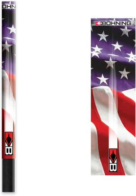 Archery Club Stars & Stripes HD Standard Arrow Wrap, 12Pk