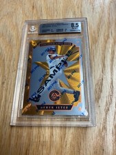 1997 Pinnacle Certified Gold Team Sample Derek Jeter NY Yankees Card Beckett 8.5