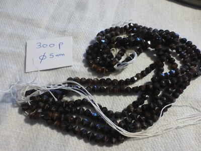 2 Grosses Perles Anciennes En Pâte De Verre – Afrique – L. 4,5/4,7 Cm – Superbes !