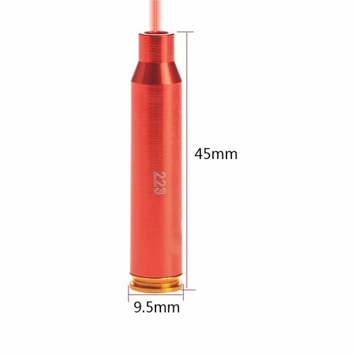 UK 635-655nm CAL .223 REM Red Dot Laser Cartridge Bore Sighter .223 Boresighter - Picture 3 of 3