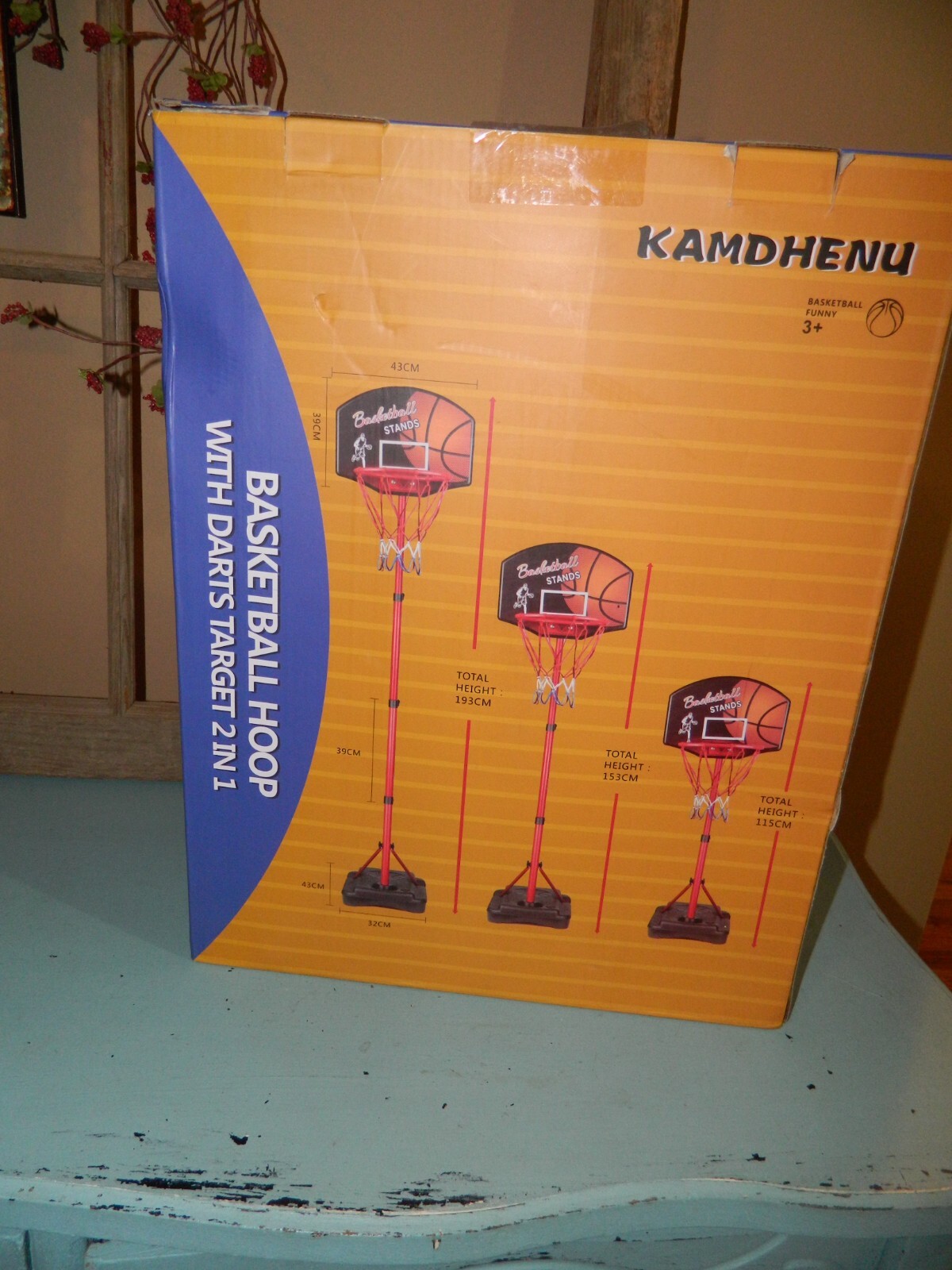 KAMDHENU Basketball Hoop Kids Toy Basketball Hoop with Darts Target 2