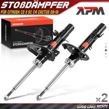 2x Stoßdämpfer Federbein Vorne Links Rechts fürCitroën C3 II SC C4 Cactus 09-18