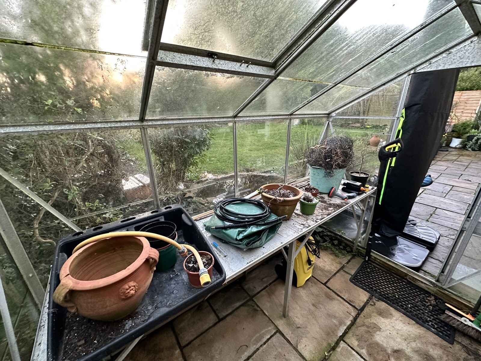 Large greenhouses used 180cm X 260cm eBay