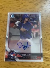 2018 Bowman Chrome Prospect Auto Riley Adams
