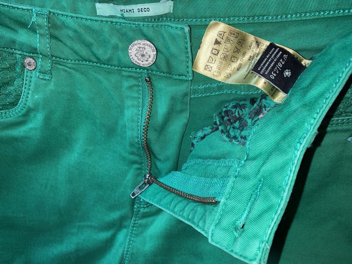 MAISON SCOTCH & SODA Miami Deco Skinny Jeans Sz 28 x 30 Bright