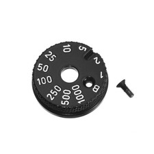 LEICA M2 M3 SHUTTER SPEED DIAL 1/50s EARLY TYPE REPAINTED SEMI-GLOSSY BLACK