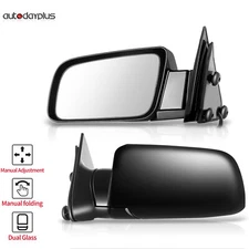 Pair for 88-98 Chevy GMC C/K 1500 2500 3500 Pickup Power Side View Door Mirrors