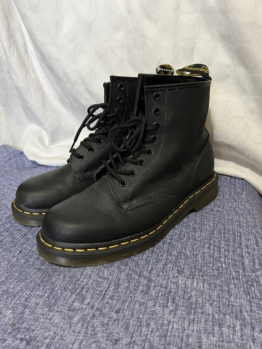 Dr. Martens Black 1460 AirWair Leather Boots - Men's US 8 UK Dr. Martens Black 1460 AirWair Leather Boots - Men's US 8 UK