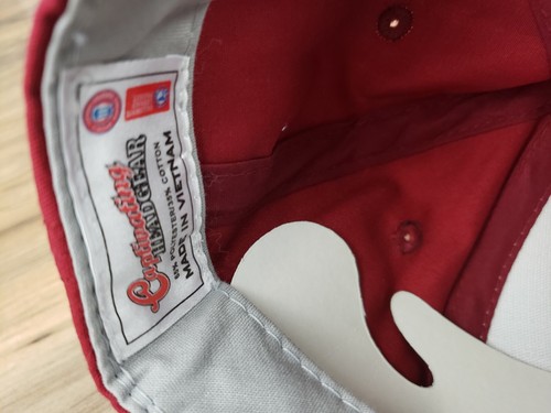 Captivating Headgear South Carolina Gamecocks Strapback Cap Hat Red and White - 第 5/5 張圖片