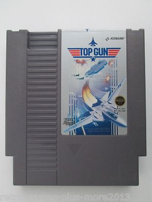 Top Gun (Nintendo NES, 1987) Game Only--Tested (NTSC/US/CA) Konami 