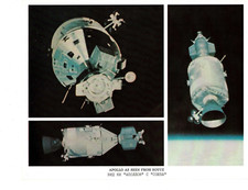 NASA Official Photograph Cres for Apollo as seen from Soyuz