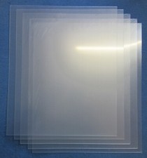 5 x PET-A Lumex® Folie Platte 0,9mm Zuschnitt 255 x 180mm farblos AR Transparent