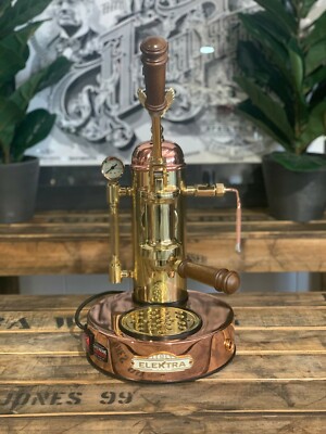 ELEKTRA MICRO CASA LEVA 1 GROUP BRAND NEW GOLD AND BRONZE ESPRESSO ELEKTRA MICRO CASA LEVA 1 GROUP BRAND NEW GOLD AND BRONZE ESPRESSO