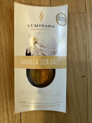 Luminara Fragrance Pod Refill For Diffusing Candle - VANILLA SEA SALT Scent 