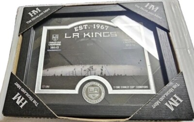 Los Angeles Kings Collectible Photo Frame W/Minted Coin 11''X9'' Highland Mint NHL