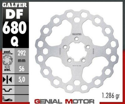 Galfer Bremsscheiben Vorder CUBIQ 292x5mmHARLEY FLHT ELECTR GLIDE STANDARD 00>07