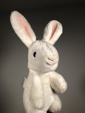 Vintage white soft bunny plush toy musical lullaby stuffed animal