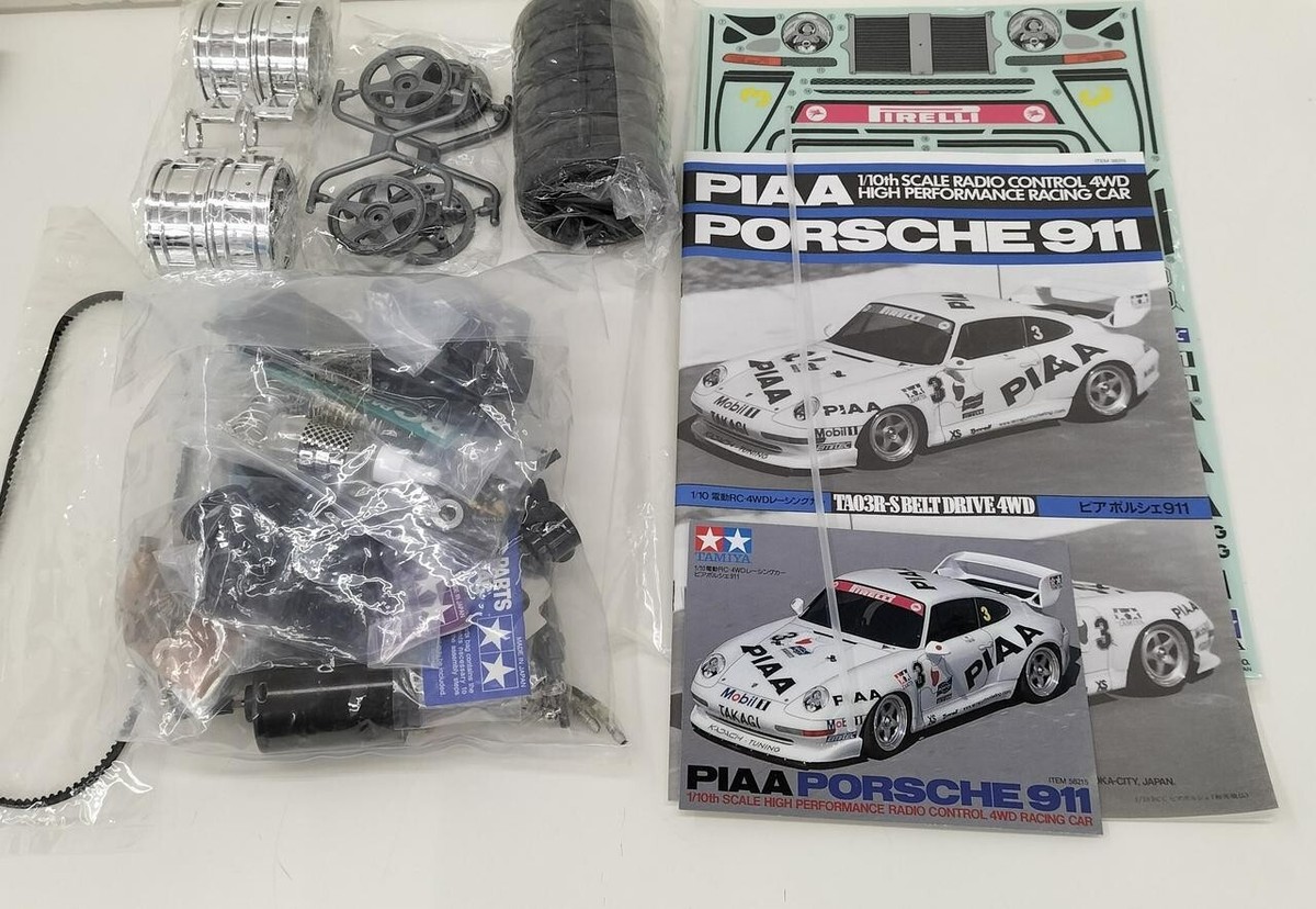 TAMIYA PIAA Porsche 911 1/10 ラジコンカー　田宮 Tamiya 1/10 RC #58215 PIAA PORSCHE 911 TA03R-S 4WD Racing Car