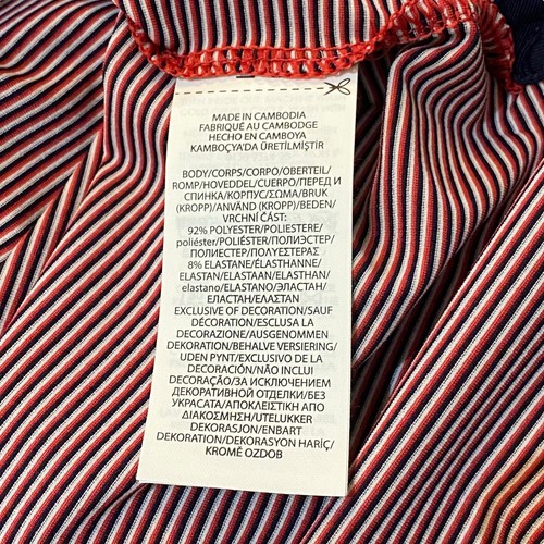 RLX Ralph Lauren Men’s Golf Polo Shirt Size M Pullover Wicking Red Blue Striped - Picture 9 of 10