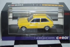Vanguards Ford Fiesta MK1 1.1 Ghia Yellow 1/43 Ref  VA12513