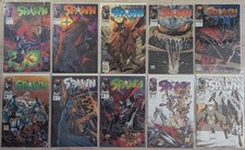 Spawn Comics Lot - 59 total Comics -Includes #1 #9 #13 Angela Early Run VF Clean