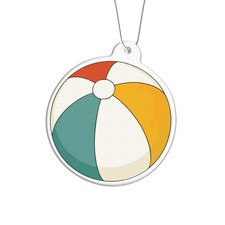 Beach Ball Car Freshener. Summer Air Freshener. Cute Beach Car Accessory