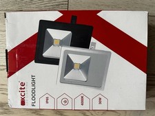 Xcite 50W LED Floodlight Black 4000K Weatherproof New In Box XCSF50NW