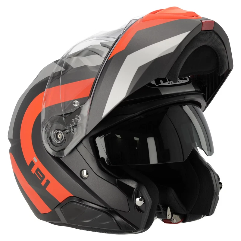 HJC i91 Arven MC6HSF Orange, photo 6 of 10
