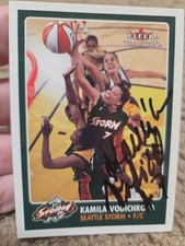 2001 Fleer Ultra WNBA Kamila Vodichkova Signed