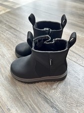 H&M Unisex Kinder Stiefeletten grau wasserdic...