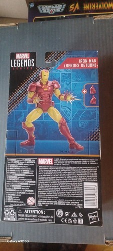 Marvel Legends Series Iron Man Heroes Return 6" Totally AwesomHulk BAF Wave 2022 - Picture 2 of 2