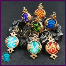 Impact Natlan Visions Cosplay Fontaine Accessories 7 Elements Luminous Glass