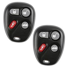 2X Key Fob Replacement for 2001 2002 2003 2004 2005 Buick 2-Pack Black