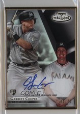 2018 Topps Gold Label Framed Black 21/75 Garrett Cooper #FA-GC Auto fm0