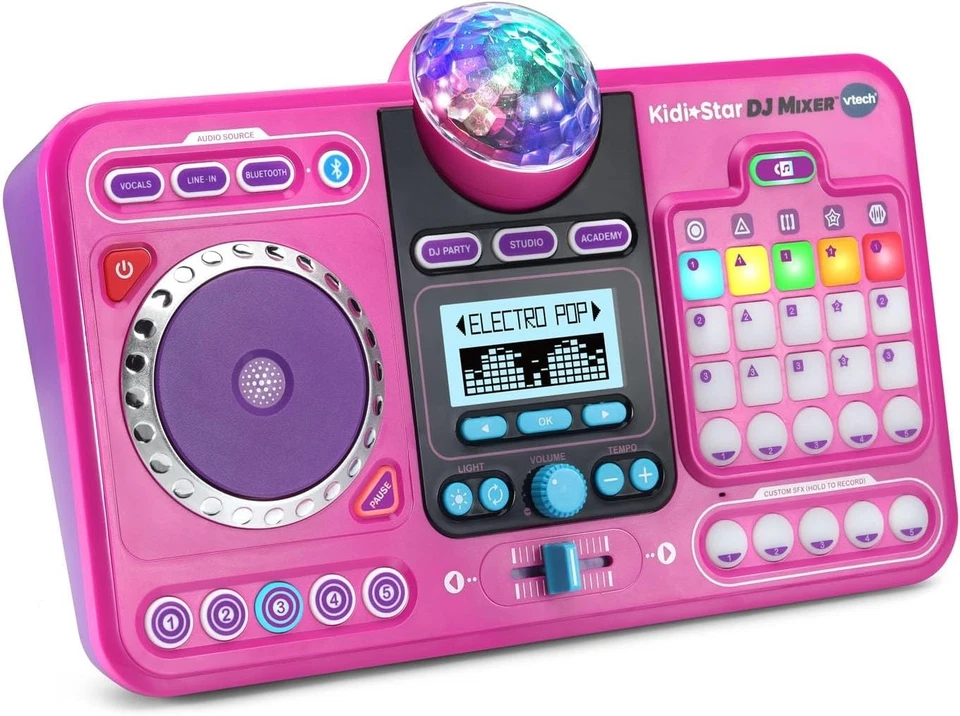 Interactive DJ Turntable - Pink - Image 3 of 4