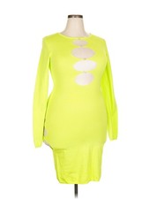 Fashion Nova Women Green Cocktail Dress 2X Plus