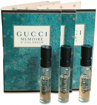 Gucci Mémoire d une Odeur Eau de Parfum 1.5 ml Samples (Lot of 3) DISCONTINUED!