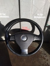 Volkswagen Golf Mk5 Multifunctional Leather Steering Wheel 1Q0419091K - DE2 #2
