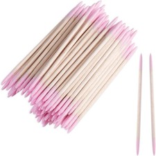 Pointed Tip Cotton Swabs, White Double-head Precis Microblading Cotton