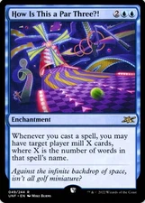 X 1 How Is This A Par Three?! NM-M Unfinity UNF 049 MTG Magic The Gathering