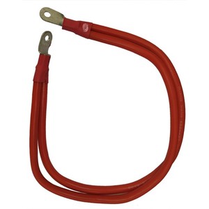 Double Cable With Terminals 53Cm Red Plus Inverter For Lifepo4 Batteries