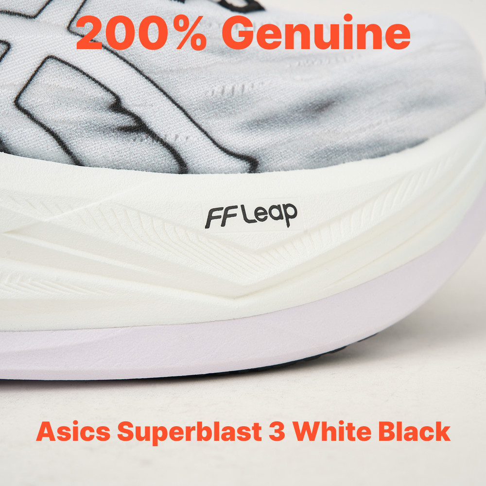 Asics Superblast 3 White Black image 3