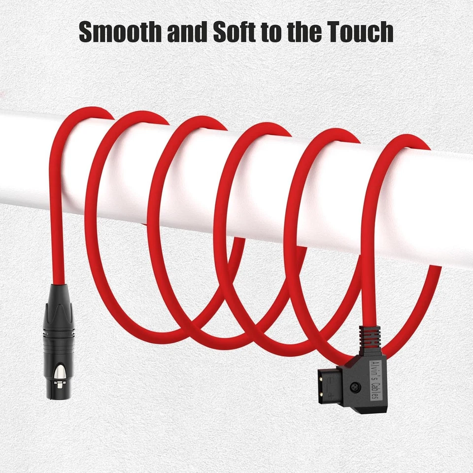 XLR 4 Pin Female to D-Tap Power Cable for Sony Venice F5 F55 SXS Panasonic 1m - Image 3 of 4