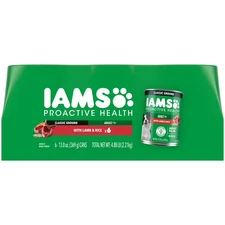 Iams Proactive Health Lamb And Rice Wet Dog Food, 13 Oz Cans (6 Pack)