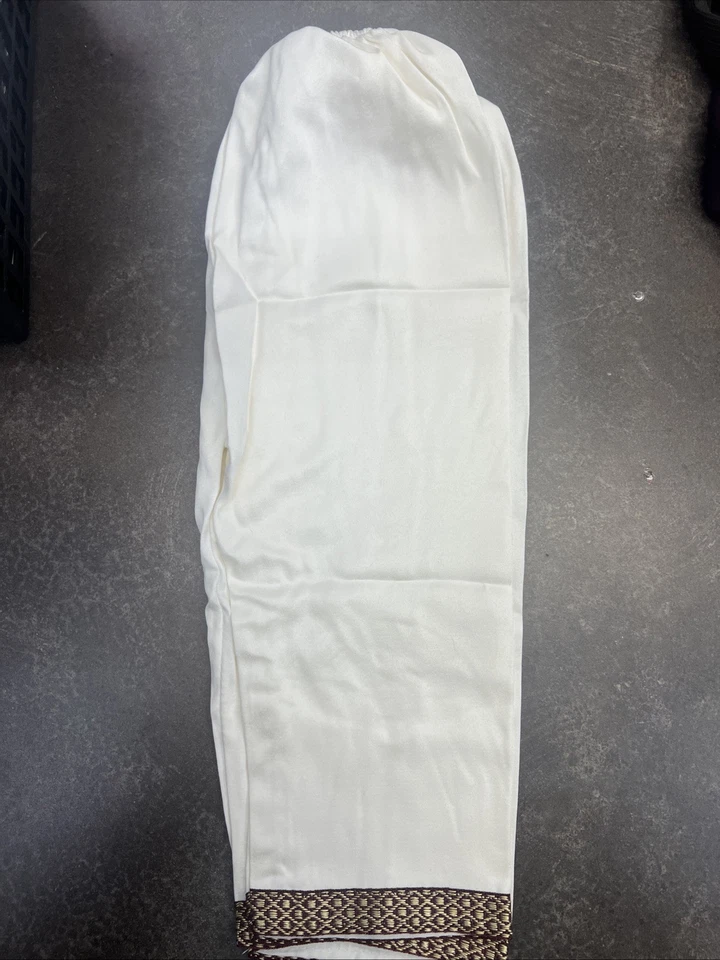 Juego de 3 piezas Jabador Thobe para niños marroquí Jubbah Bisht Djellaba rojo/dorado talla 1 Foto 2 de 2