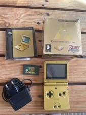 Nintendo Game Boy Advance SP 256 Ko Doré Console Portable avec The Legend of...