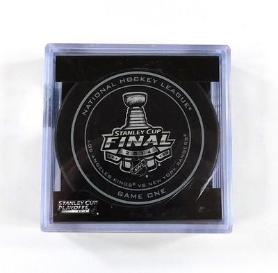 2014 Stanley Cup Playoffs Game 1 Kings vs. Rangers NHL Official Game Puck New