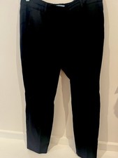 Prada Pants Black Dress Wool Designer 1200$ 44 M