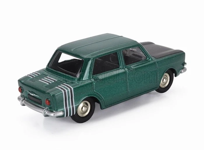 MODELLINO AUTO STATICO DINKY ATLAS SIMCA 1000 RALLY2 1976 VERDE NERO SCALA 1:43 - Immagine 4 di 4